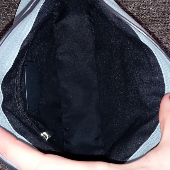 ๐Coach๐ - Waterfall Blue/Silver Ella Hobo Convertible Crossbody Bag - Picture 15 of 15